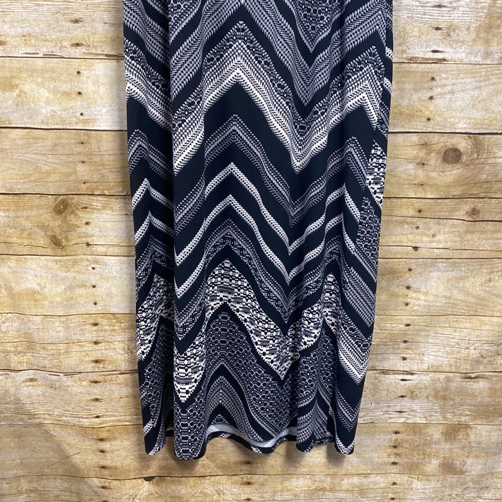 Vintage AB Studio chevron print maxi skirt size medium - Picture 4 of 10